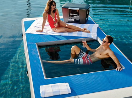 Inflatable Floating Platform