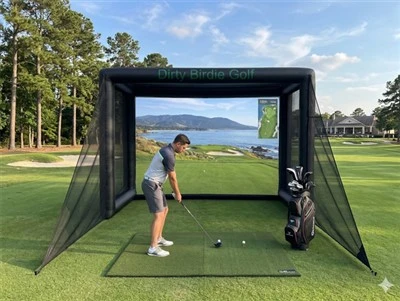 Kandang Simulator Golf Tiup